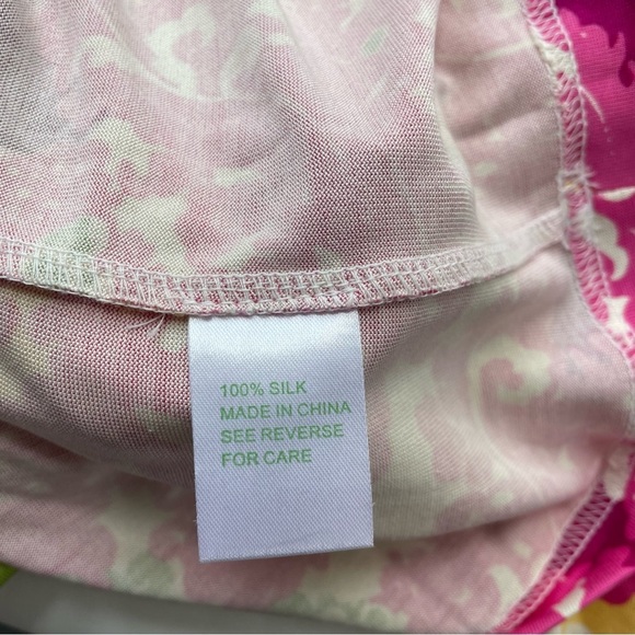 Lilly Pulitzer Blayney Jersey Silk Empire Dress Small - Picture 9 of 10